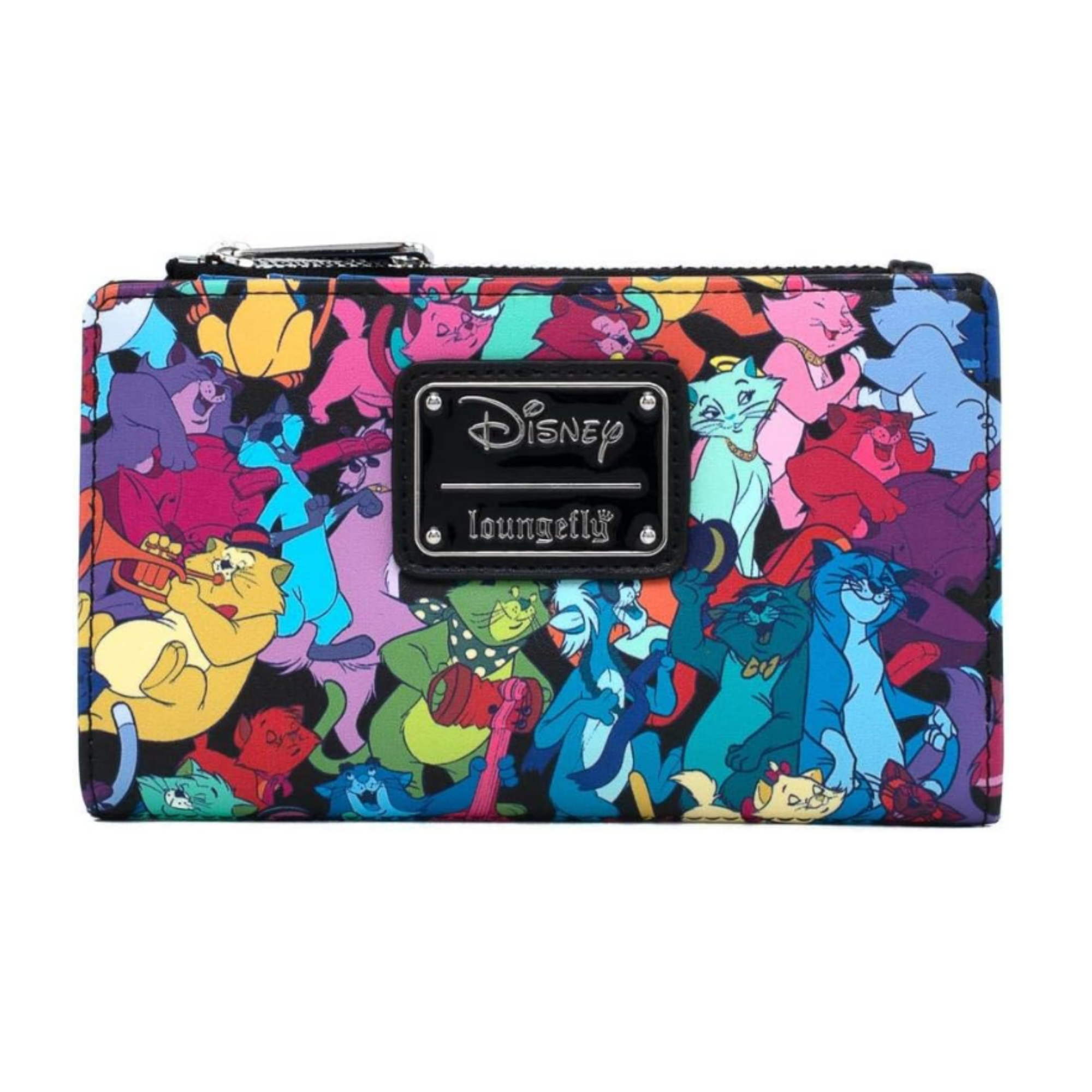 Loungefly Disney Aristocats Jazzy Cats Faux Leather Flap Wallet