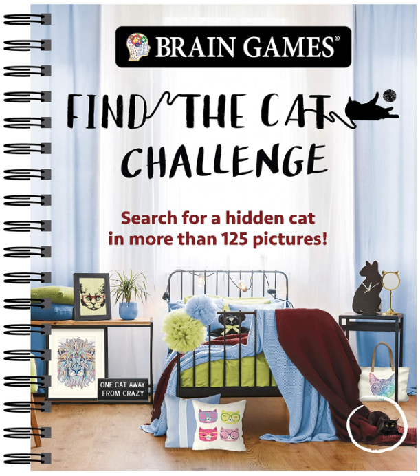 Brain Games - Find the Cat Challenge: Search for a Hidden Cat in More Than 125 Pictures! (Volume 2) (Brain Games - Picture Puzzles)