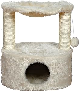 TRIXIE Baza Grande Scratching Post, Cat, Creme, Medium, (44545)