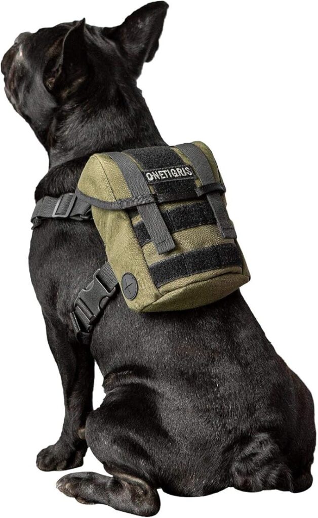 FUNCTIONAL & STYLISH: Interior lower poop bag pocket with a retrieval exit for quick access to catch that poop; Quick-pull mesh cover underneath a hook-and-loop backpack cover to secure items while offering good airflow