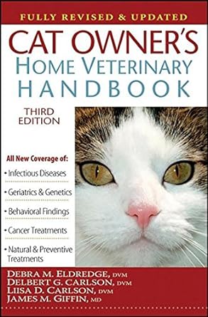 The classic bestseller--expanded and updated
For years, many veterinary treatments for cats were based on research conducted with dogs because it was wrongly assumed that cats were very similar. Recently, there have been giant strides in feline veterinary research. This classic reference is fully updated and revised to reflect these advances and gives you the most up-to-date guidance on cat health and cat care. It includes:

An index of signs and symptoms to help you find information fast
Clearly written, step-by-step directions for handling common feline ailments and problems
Hundreds of photos, drawings, and tables that illustrate what to look for and how to provide the best care for your cats
All new anatomical drawings and diagrams
New information on genetics, geriatrics, drug sensitivities, raw diets, arthritis medications, dental disease, and more
Information on supplements, nutraceuticals, and holistic treatments that have proven beneficial
Interesting findings on cat behavior