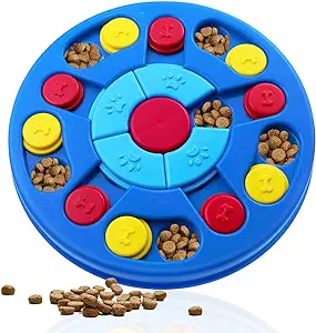 Dog Puzzle Toys Interactive Toy for Puppy IQ Stimulation &Treat Training Games Treat Dispenser for Smart Dogs, Puppy &Cats Fun Feeding (Level 1-3)…