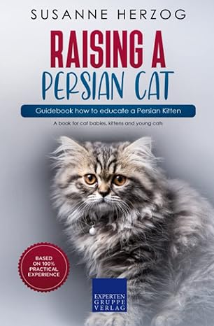 Raising a Persian Cat – Guidebook how to educate a Persian Kitten
A book for cat babies, kittens and young cats

Training cats is often …
... seen as unnecessary,
… described as impossible,
… tried by very few cat owners.

What does cat training mean and what is it good for? How can you and your Persian Cat profit from it, even without previous experience?
The most important thing to understand is how a cat sees its world, what is “normal” for it and how that knowledge can be useful for you. In addition, the characteristics of each breed are crucial when considering training your cat. Your Persian Cat, for example has different characteristics to those of a Abyssinian and you need to take that into consideration in your planning.

What the author, Susanne Herzog says about her book:
“It was my desire to let other cat-owners profit from the knowledge I have gained over many years, and after making many mistakes. I love my cats and know how important it is to adapt the training to suit each breed. It is exactly this desire that prompted me to write this book. My aim is to help every beginner, not only to understand his or her Persian Cat better, but also to know exactly how to get the best results, step-by-step, to achieve a close, positive and trusting human-cat relationship.”
Quench your curiosity to learn background information, read reports on other people’s experiences and obtain step-by-step instructions and insider tips which are tailor-made for your Persian Cat.

Get your copy of this book today and experience…
… how your Persian Cat sees her world
… and how you can progressively train your cat to achieve the best results.
