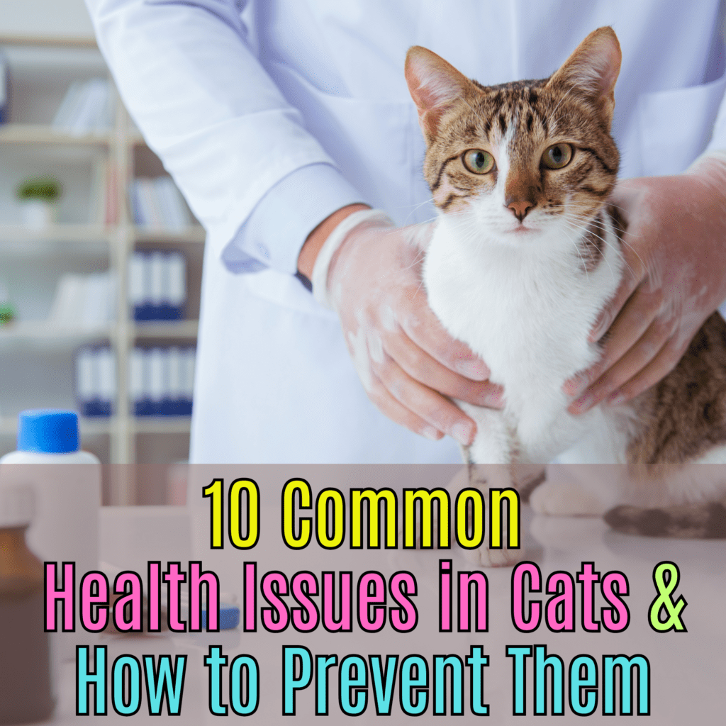 10 Cat Health Problems and How to Prevent Them

Buy vitamins and supplements
This post may contain affiliate links, which means I’ll receive a commission if you purchase through my link, at NO EXTRA COST TO YOU

 Cats, those mysterious and elegant creatures, often mask their discomfort and ailments, making it challenging for  pet owners to recognize when something is wrong. Understanding common health issues in cats and knowing how to prevent them can significantly improve your feline friend’s quality of life. In this detailed guide, we’ll explore prevalent health problems in cats, their symptoms, and effective prevention strategies.