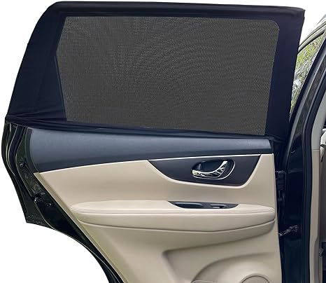 Car Window Shades for Baby - 2 Pack Sun Shade Blocker, Breathable Mesh Car Rear Side Window Shade Sunshade for SUV, UV Protection for Baby Family Pet, Mosquito Bug Net Car Window Screens for Camping
Visit the Beicarin Store