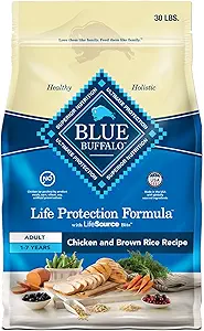 What makes Blue Buffalo stand out is their commitment to natural ingredients, free from chicken by-product meals, corn, wheat, or soy. The inclusion of natural fiber sources like sweet potatoes ensures better digestion, while omega fatty acids keep your dog’s coat shiny and healthy.