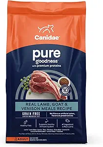 Canidae PURE focuses on using clean, high-quality ingredients without artificial preservatives, colors, or flavors. Their limited-ingredient approach ensures that your dog gets the nutrition they need without the risk of triggering food allergies.