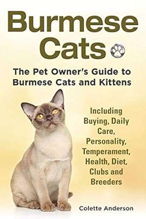 Burmese Cats is a superb resource that gives answers to many of your questions about this most popular cat. It is a must have for anybody passionate about this wonderful breed. The guide covers caring for your pet, including what to consider before buying, daily care, personality, health, temperament, diet, clubs, breeders, the equipment you need, along with your responsibilities as an owner. Colette Anderson has many years of experience owning and breeding cats, and passes on her knowledge in an informative and easy to read style. Burmese Cats has plenty of sound advice and answers to your questions - including some you didn't know you had!