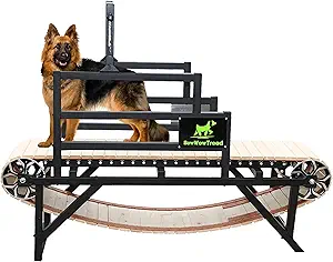 【Wow, so cool! Master, I want this.】 Why should you buy your dog a Dog Treadmill? nearly one million pets die of obesity every year. The reason for obesity is because owners are unable to meet the amount of exercise their dogs deserve, and the busy and lazy work of owners leads to no time to walk their dogs. Second, for every dog, there will be an innocent table lost legs. Dogs are mostly very energetic and do not get effective venting, they will tear up the furniture and cause damage.
【A godsend for working people with dogs!】 For every early morning and late evening commuter, walking your dog is definitely a tough daily challenge, and this Dog Treadmill will definitely solve your worries! Whether it's windy, rainy or snowy, hot in the summer or cold in the winter, you can make sure your dog gets the exercise it needs.
【A safer treadmill!】 This Dog Treadmill does not require electricity, your dog will not be forced to run on it and be in danger, and when the dog gets tired, the Dog Treadmill will stop with it. The Dog Treadmill is made of sturdy carbon steel, with a solid wood track and aluminum rollers, truly combining lightness and sturdiness, with a special chain above to secure the dog, ensuring absolute safety.
【Instructions for installation and use】 The whole installation takes about 15 minutes. We will also provide installation videos to solve your installation worries. When using the treadmill, please be sure to set a specific exercise goal for your dog. When you think it's time to stop, you can stop it manually with your hand or foot. Please decide if it is suitable according to the size of the dog.
【Butler-like after-sales service!】 After unpacking, please check if the installation accessories are complete, if there are any problems, please contact our customer service staff in time, we will do our best to solve your problems!