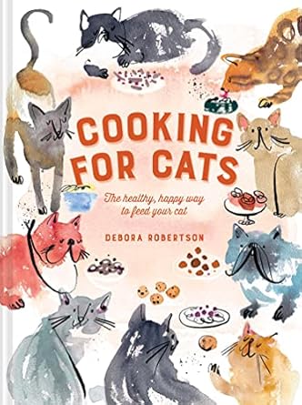 In her latest book, food writer Debora Robertson has created a fun, indulgent book for feline fanatics. Inspired by her cat, Dixie, she’s devised an exciting menu of simple, inexpensive dinners and treats made using readily available ingredients, so they fit easily into your everyday life. With 20 recipes, there is something to tempt even the most finicky of feline palates.

The book is packed full of advice on your marvellous moggy’s diet. It begins with a indispensable larder section before guiding you through everyday treats, easy one-pot dinners and delicious dishes for special occasions. Many of the dishes can be made cheaply in batches, and there is advice on how best to feed your cat. The book includes recipes not only for good general health, but also advice on nutrition for sick or recovering cats.

And because play is important, the book also contains simple craft projects, too, including a fishing pole toy, scratching post, indoor kitty garden, catnip mouse, cardboard cat playhouse and cat pillow. There are also suggestions on making presents for your kitty, as well as tips on training and general good cat behaviour.

Chapters include:
The Cat’s Larder: The basics of what your cat should and shouldn’t eat, how and when to feed your cat.
Everyday Treating: Including Miaousli Yogurt Breakfast, Sardine Omelette, Chicken Soup, Turkey and Squash Meatballs and Salmon Fish Cakes.
One-pot Dishes: Rabbit Stew, Bone Broth, Spring Chicken Casserole, Beef and Brown Rice Dinner, Lamb and Dill Hotpot, Fish Supper.
Treats and Special Occasions: Including Salmon and Sweet Potato Crunchies, Chicken and Oatmeal Cookies, Sardine Snackies and Birthday Cake Muffins.
Feel-better Food: Tempting ill cats with smelly food and food for sore mouths.

