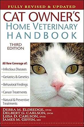 The classic bestseller--expanded and updated
For years, many veterinary treatments for cats were based on research conducted with dogs because it was wrongly assumed that cats were very similar. Recently, there have been giant strides in feline veterinary research. This classic reference is fully updated and revised to reflect these advances and gives you the most up-to-date guidance on cat health and cat care. It includes:

An index of signs and symptoms to help you find information fast
Clearly written, step-by-step directions for handling common feline ailments and problems
Hundreds of photos, drawings, and tables that illustrate what to look for and how to provide the best care for your cats
All new anatomical drawings and diagrams
New information on genetics, geriatrics, drug sensitivities, raw diets, arthritis medications, dental disease, and more
Information on supplements, nutraceuticals, and holistic treatments that have proven beneficial
Interesting findings on cat behavior
Whether you have a kitten or a senior cat, this resource helps you quickly identify potential problems, take proper steps in emergency situations, better understand diagnoses and treatment options, and communicate more effectively with your veterinarian. This is the hands-on reference you'll trust again and again.