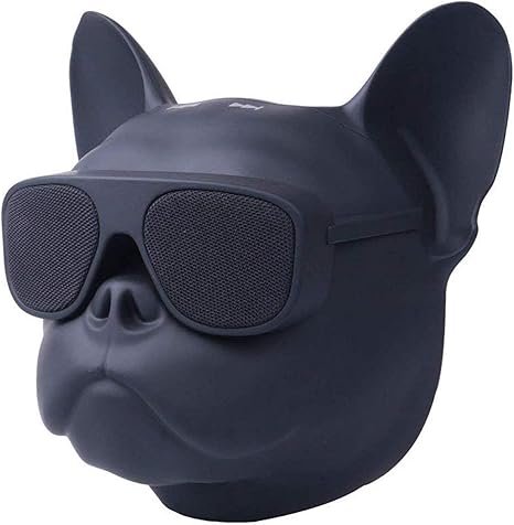 Dubbs Hardware - Stylin' Bulldog Speaker! 8W Wireless Portable Bluetooth Speaker Stereo - French Bulldog Speaker for Phone, Computer, Tablet - Cool Unique Dog Lover Gift