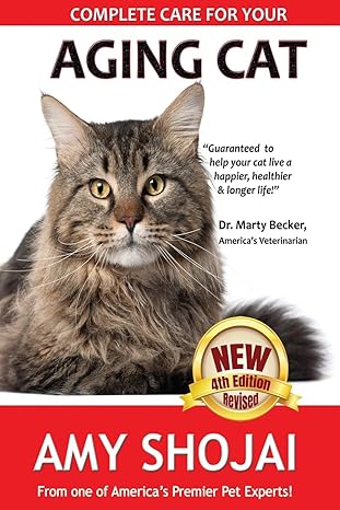 THE OLD CAT BIBLE! UPDATED AND REVISED!
Filled with comprehensive cat reference material from interviews with over 100 veterinary experts, this award-winning book answers all your must-know questions. You'll find heartwarming chicken soup -like stories, and the latest developments in veterinary care advice for cats' health care for old cats, this is the definitive guide for keeping senior cats vital, happy, and active throughout their golden years. You'll learn:

How to entice your older cat into getting more exercise
What changes to expect as your cat ages--and which changes are natural, and which are warning signs that should send you to the veterinarian
Which pet-specific over-the-counter cat medications every owner should keep on hand
How to use the L.O.V.E. Program to keep your cat loving longer and living better
Tips on everything from choosing the right products and cat foods for your aging cat
How to offer old cats nursing care at home for common old cat conditions
Information about cat symptoms and feline treatments for cat kidney disease, hyperthyroidism in cats, cat urinary tract infection, cats and diabetes, blind cat, deaf cat, cat stroke, feline diarrhea, cat constipation, old cats not eating, litter box problems and more.
Filled with heartwarming stories of successful senior citizen cats, the latest developments in treating feline illnesses in old cats, age-defying tips, and comprehensive reference material, this is the definitive guide to turning back the clock on aging--and keeping senior cats vital, happy, and active throughout their golden years.

Categories include: aging cats, old cats, cat care and health, cat death and grief, blind cats, home remedies for cats, nursing care for cats, grieving the loss of a pet, putting a pet to sleep, veterinary care

