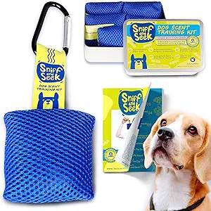 Polyester Mesh
BUILD BOND FOR PET OWNER & DOGS - Engage your dog's brain with our scent work kit for dogs
BEGINNER FRIENDLY & EASY TO USE - Train your dog's nose to sniff out scents with dog nosework kit
PET SAFE - Dog training kit made with all natural anise seed & corn cob, perfect Scent games dogs
Provide hours of entertainment with our dog sniffing toys
STIMULATE GOOD BEHAVIOR - Provide hours of entertainment with our Dog brain games dog sniffing toys