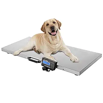 【🐧 HIGH QUALITY】This is a multi-use and heavy-duty digital scale to weigh small and large items. Power by AC power adapter(included) or 4 X AA battery. Wall mountable or desktop free standing digital display. Large 103 X 53cm stainless steel platform, water-proof & wipe-clean.
【🐧 FUNCTION】Tare function, data hold function. Over-load and low power indication. Count function support, can be easily re-calibrated at any time.
【🐧 2 MEASURING RANGE】3 weighing units switch: kg / oz / lb. 500kg(0.1kg Accuracy), each targeted different items.
【🐧 APPLICATION】Extra large 103 x 53cm stainless steel platform, max. 1100lb weighting capacity. Perfect for large pets, postal, shipping, warehouse, factory to use.
【🐧 BEST SERVICE】Our products have lifetime free warranty and replacement parts policy, if you encounter any problems during use, please feel free to contact us. Our customer service department will help you solve any problems.