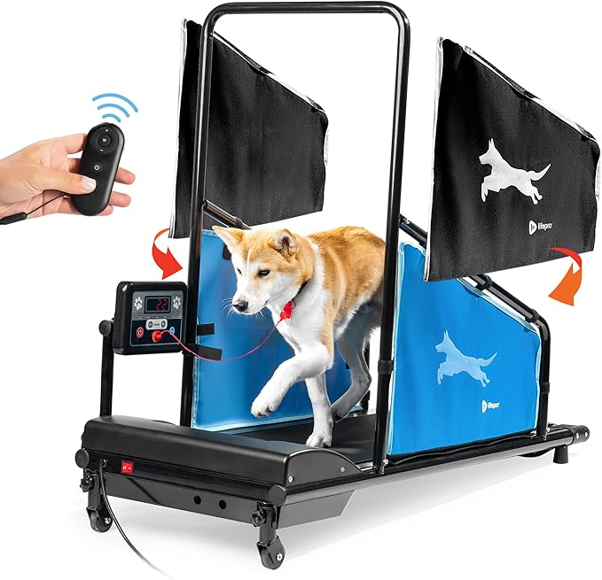 Lifepro PawRunner Dog Treadmill for Small Dogs, Dog Treadmill for Medium Dogs, Pet Treadmill for Dogs up to 130lbs, Dog Pacer Treadmill Indoor Dog Running Machine, Small Dog Treadmill for Dog Fitness